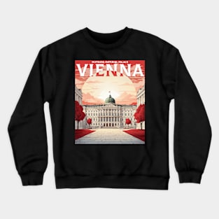 Vienna Austria Vintage Travel Poster Tourism Crewneck Sweatshirt